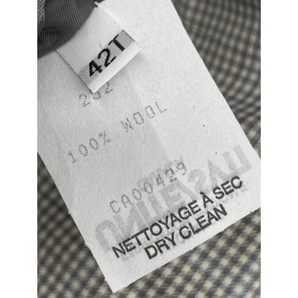 Peter Millar Sport Coat Blazer Houndstooth Windowpane Check Wool Size 42T - Picture 15 of 15